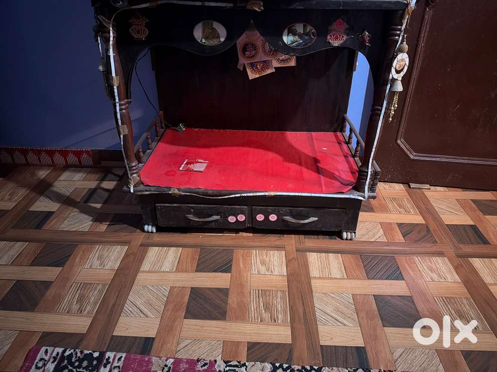 Wooden temple for mandir rooms