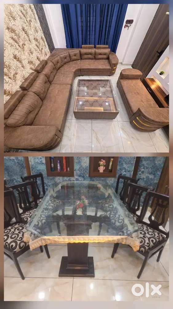 Premium Sofa Set + Dinning Table Set