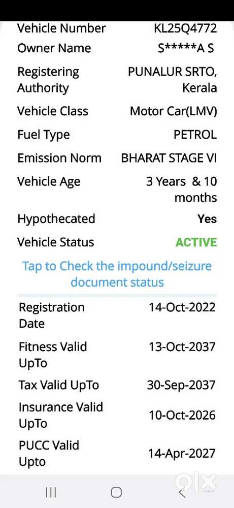 2022 Wagon R Vxi Automatic Bs6