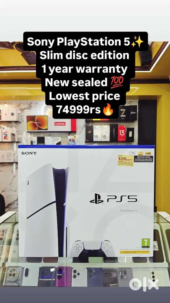 PlayStation 5 slim disc edition New sealed available at gamezone