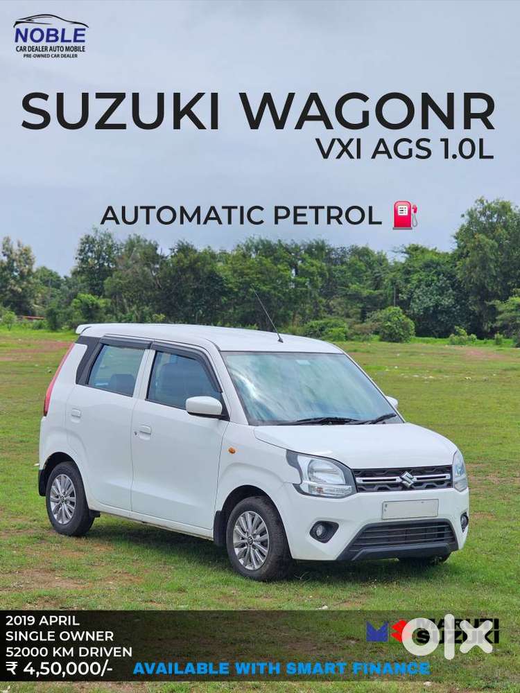 Maruti Suzuki Wagon R 1.0 Vxi (o) Amt, 2019, Petrol