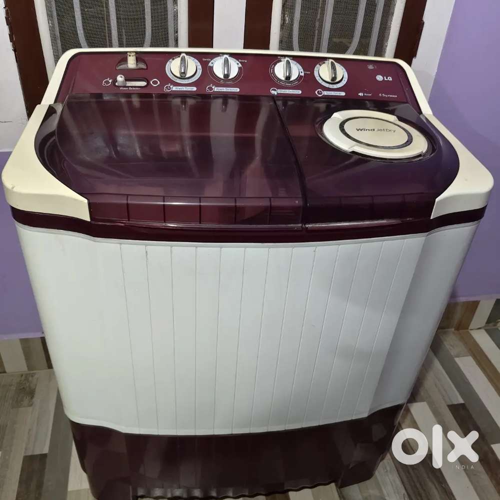 LG semi automatic washing machine 6.5 kg