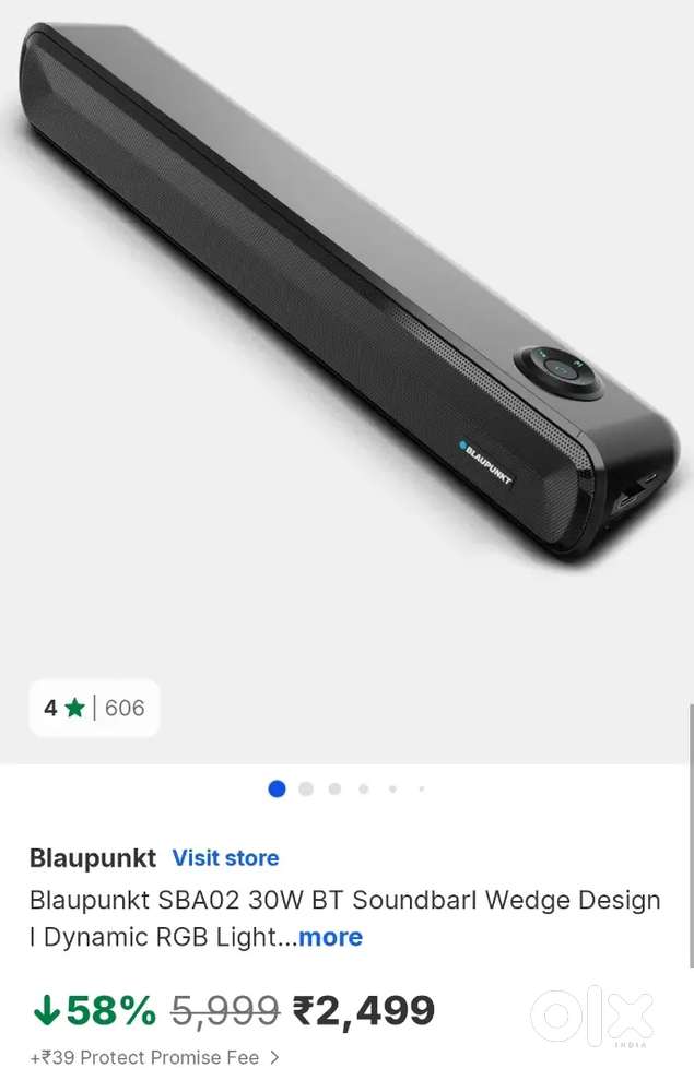 Soundbar blaupunkt SBA02