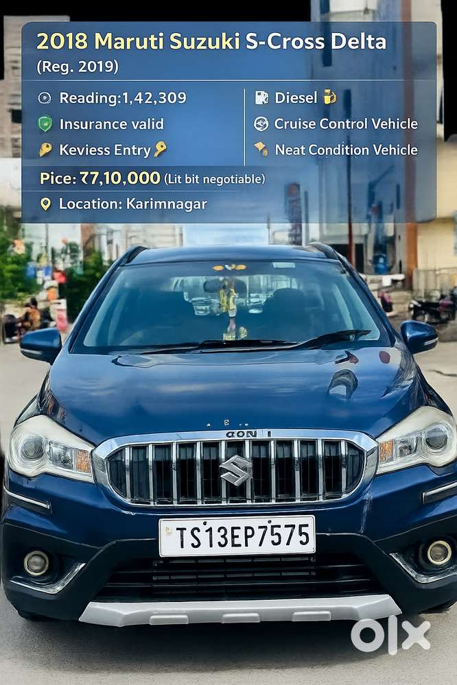 Maruti Suzuki S Cross Delta Shvs, 2019, Diesel
