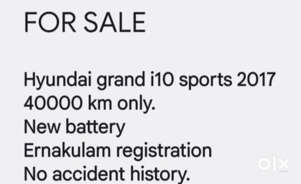 Hyundai Grand I10 Sportz 2017