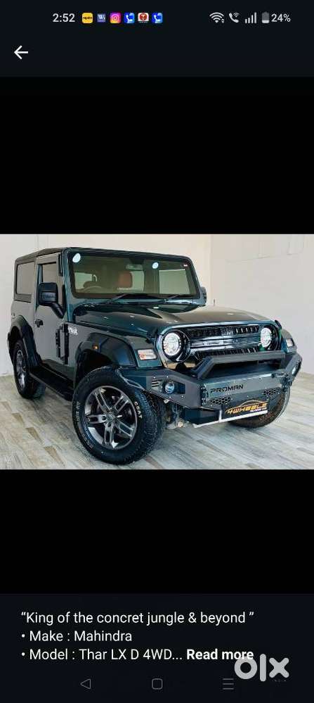 Mahindra Thar Lx 4x4 Hardtop, 2022, Diesel