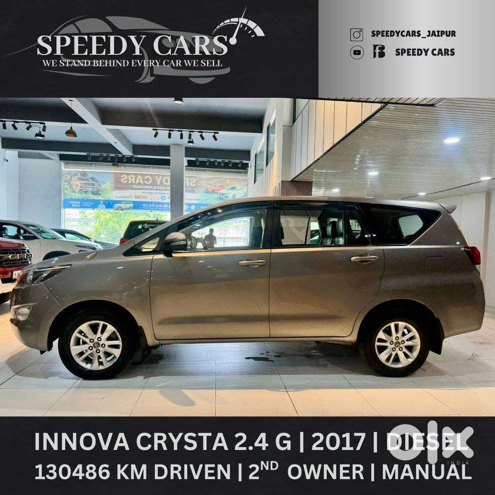 Toyota Innova Crysta 2.4 G Mt, 2017, Diesel