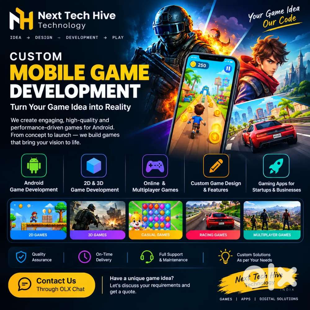 Custom Mobile Game Development Services