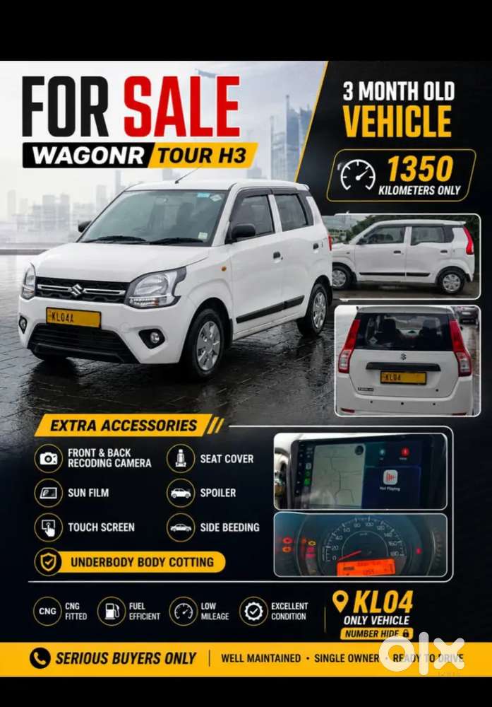 Maruti Suzuki Wagon R 1.0 2026 Cng & Hybrids 1300 Km Driven