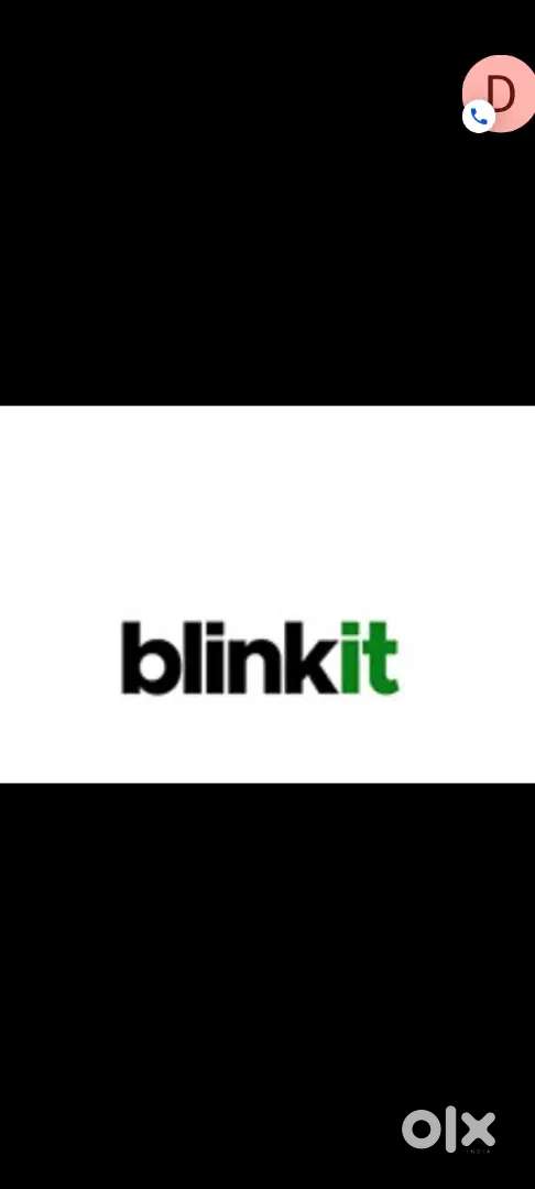 Hiring for bhopal blinkit delivery boy job