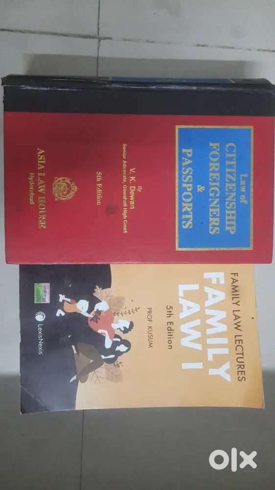 Law books..  family law&law of citizenship foreigners and passports