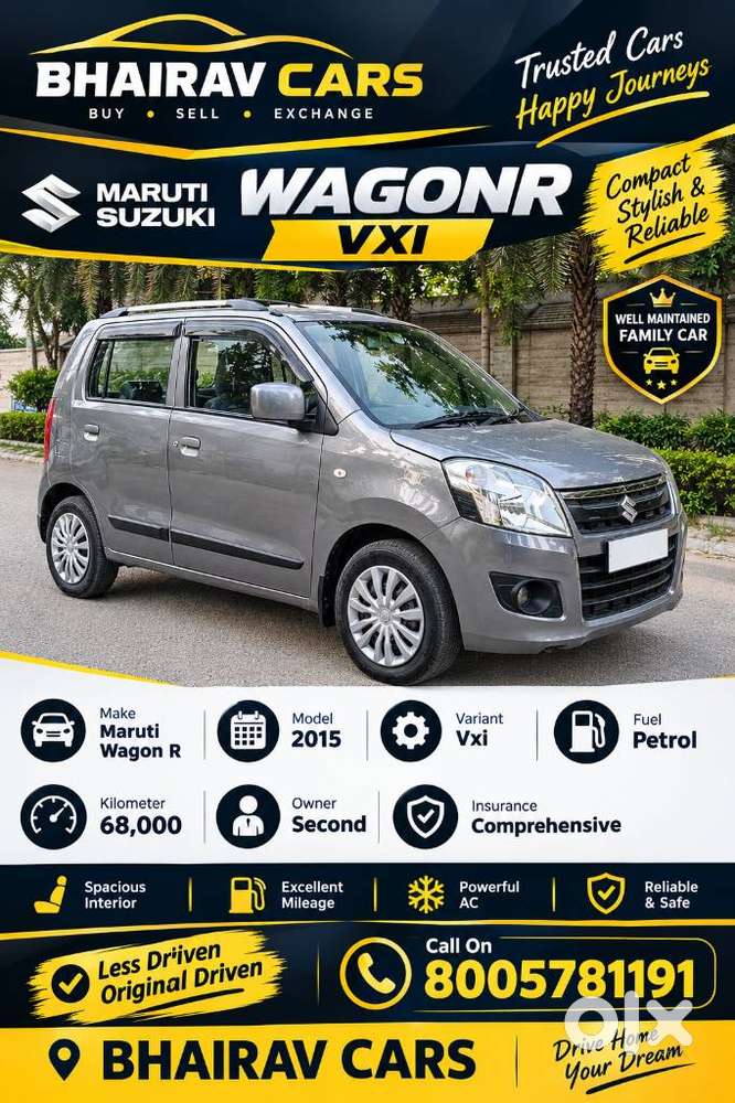 Maruti Suzuki Wagon R Vxi Optional, 2015, Petrol