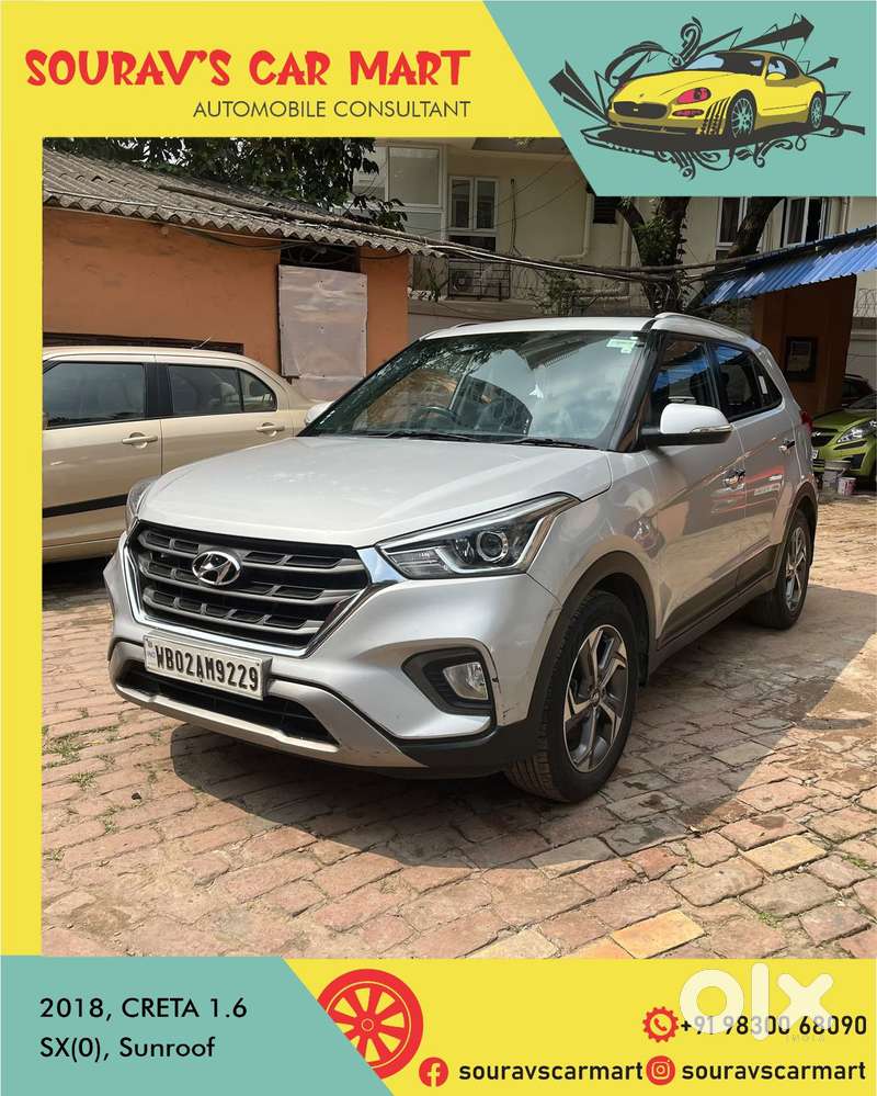 Hyundai Creta 1.6 Sx (o), 2018, Petrol