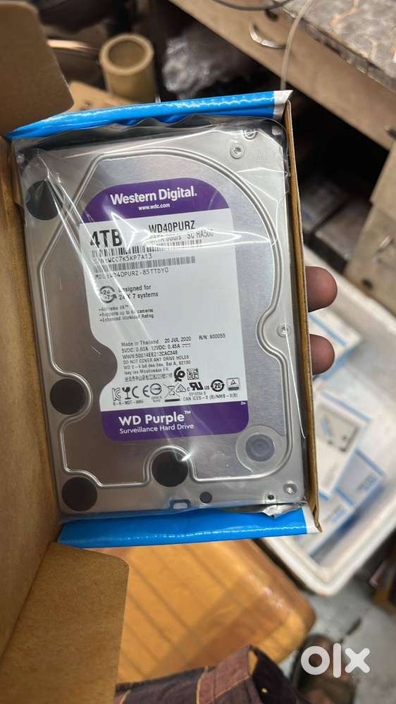 AT AHMEDABAD 4 TB SURVEILLANCE HDD ONLY RS 8000 1 YEAR WARRANTY