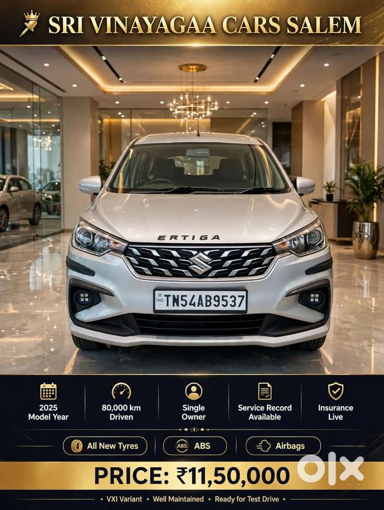 Maruti Suzuki Ertiga Vxi Abs Bs Iv, 2025, Petrol