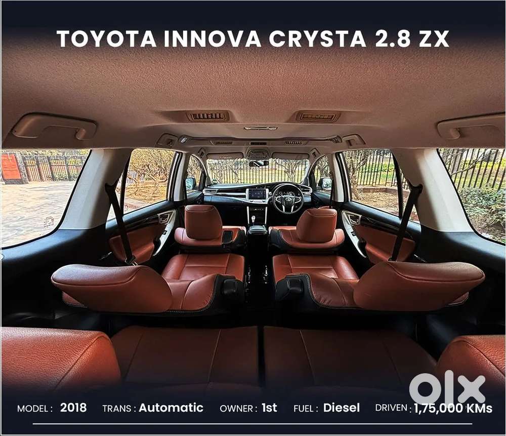 Innova Crysta 2.8 Zx At 2018 Dl Reg
