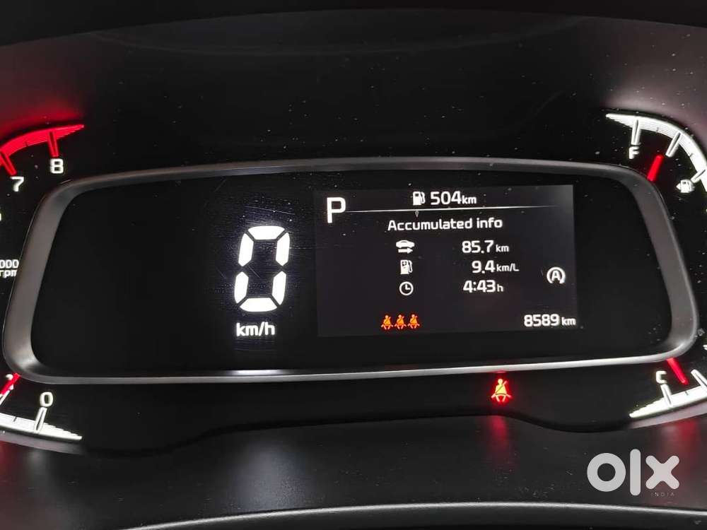 Kia Sonet Imperial Blue Color Htx 7dct