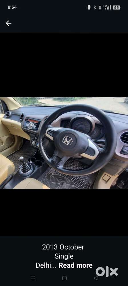 Honda Amaze Black Colour Just Like New