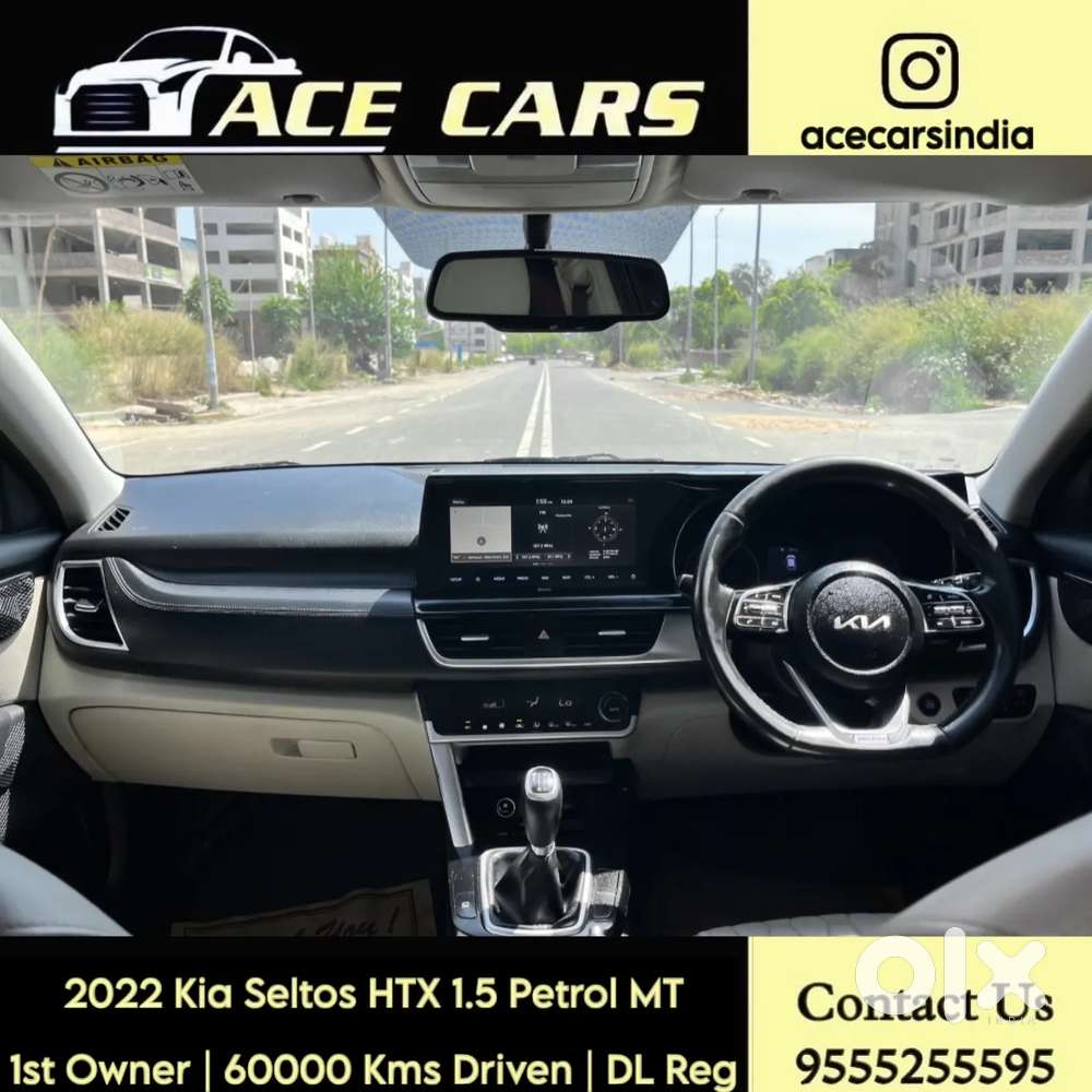 Kia Seltos Htx 1.5 Petrol Mt, 2022, Petrol