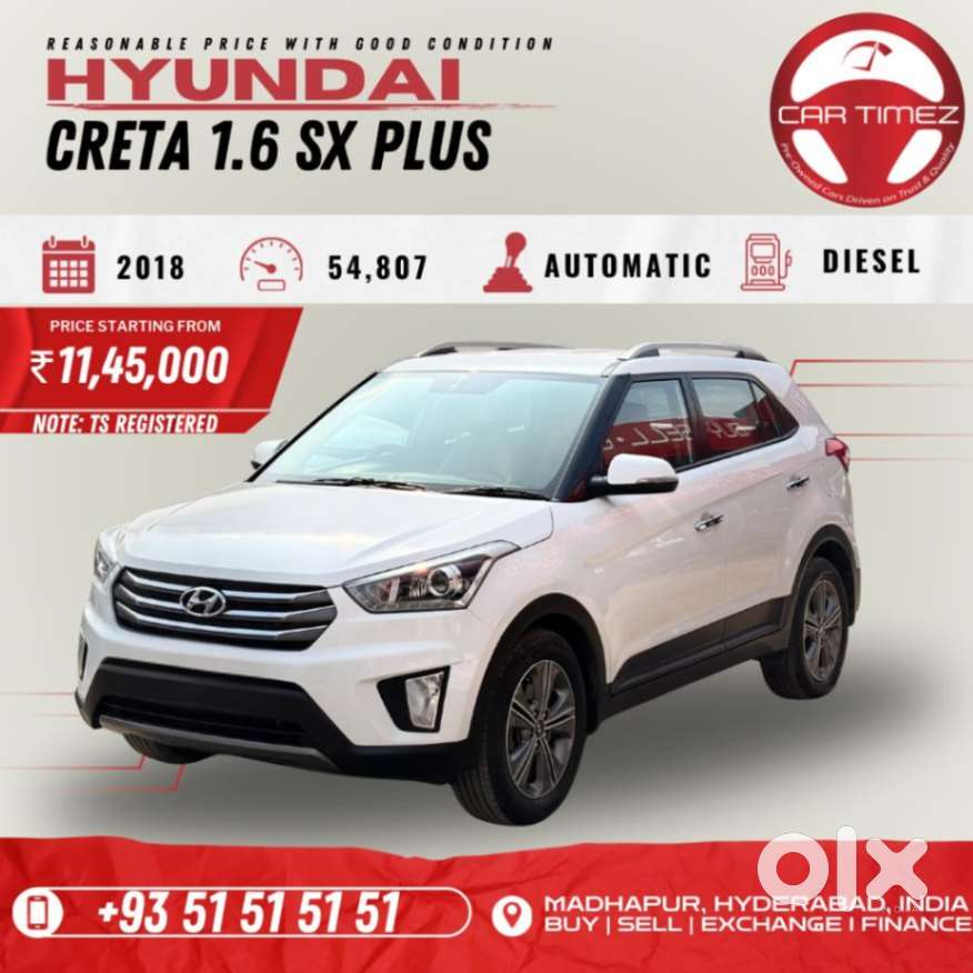 Hyundai Creta 1.6 Sx Plus Auto, 2018, Diesel