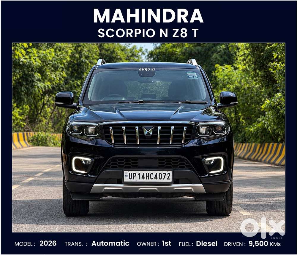 Mahindra Scorpio N Z8 L Diesel At 4wd 7 Str, 2026, Diesel