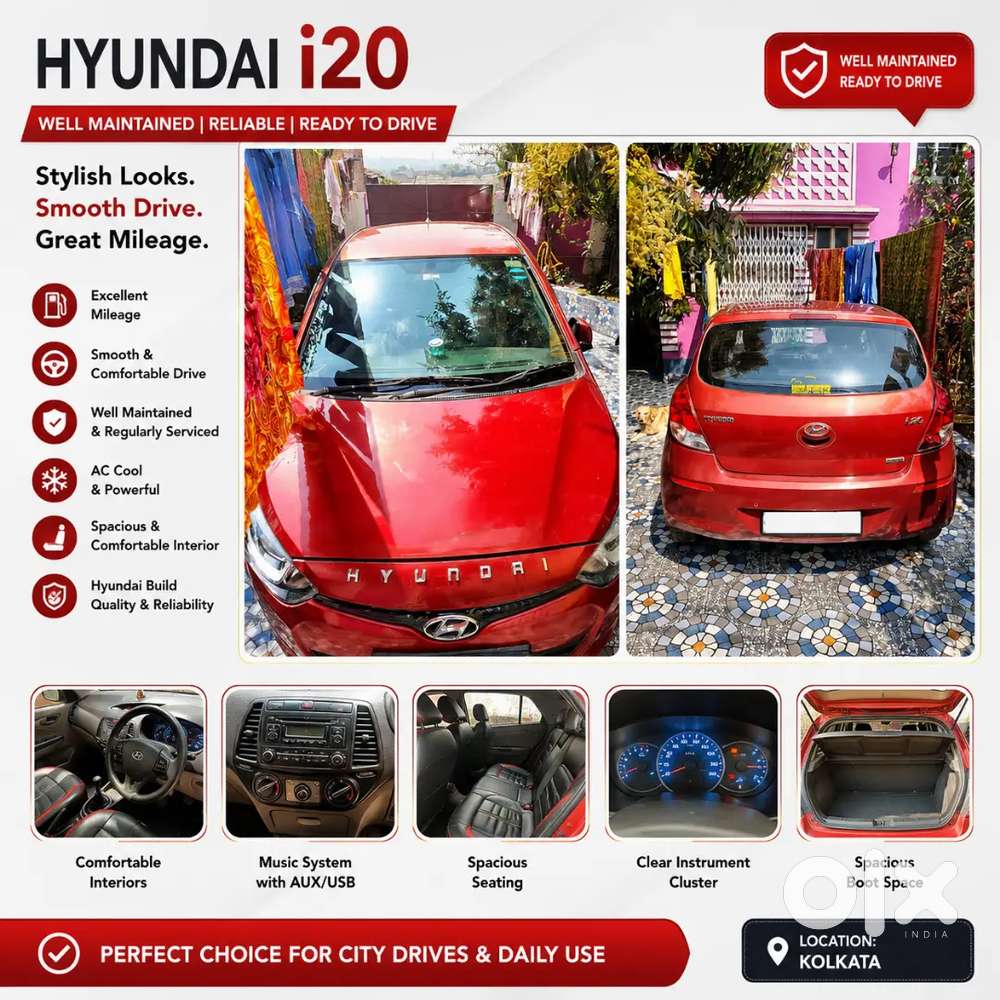 Hyundai I20 2012 Petrol 51000 Km Driven