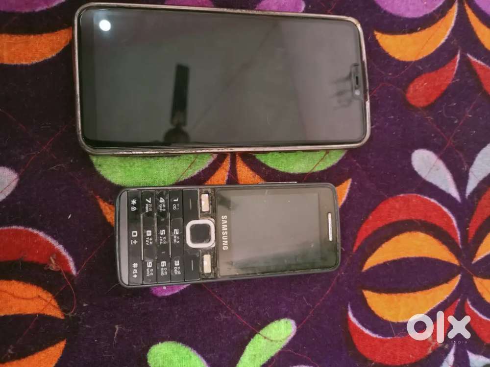 2 phone vivo and samsung keyboard phone in600