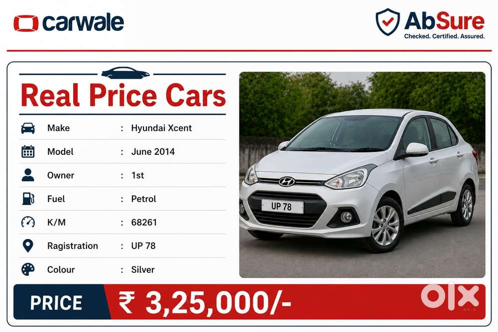 Hyundai Xcent 1.2l Kappa Dual Vtvt 5-speed Manual Base, 2014, Petrol