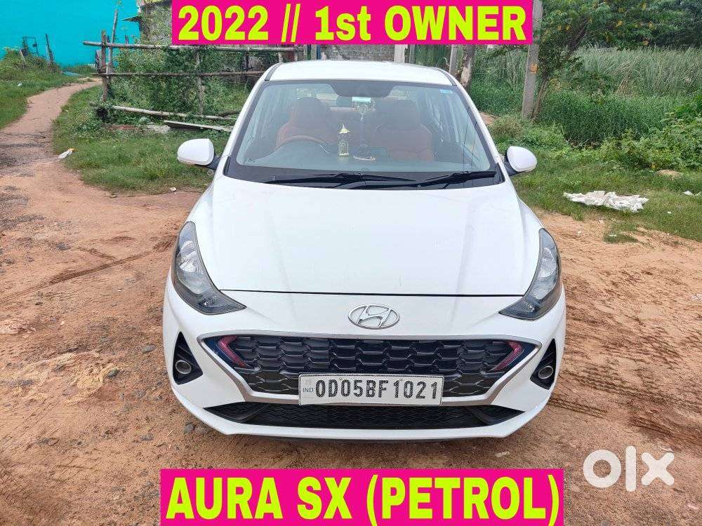 Hyundai Aura Sx 1.2 Petrol, 2022, Petrol