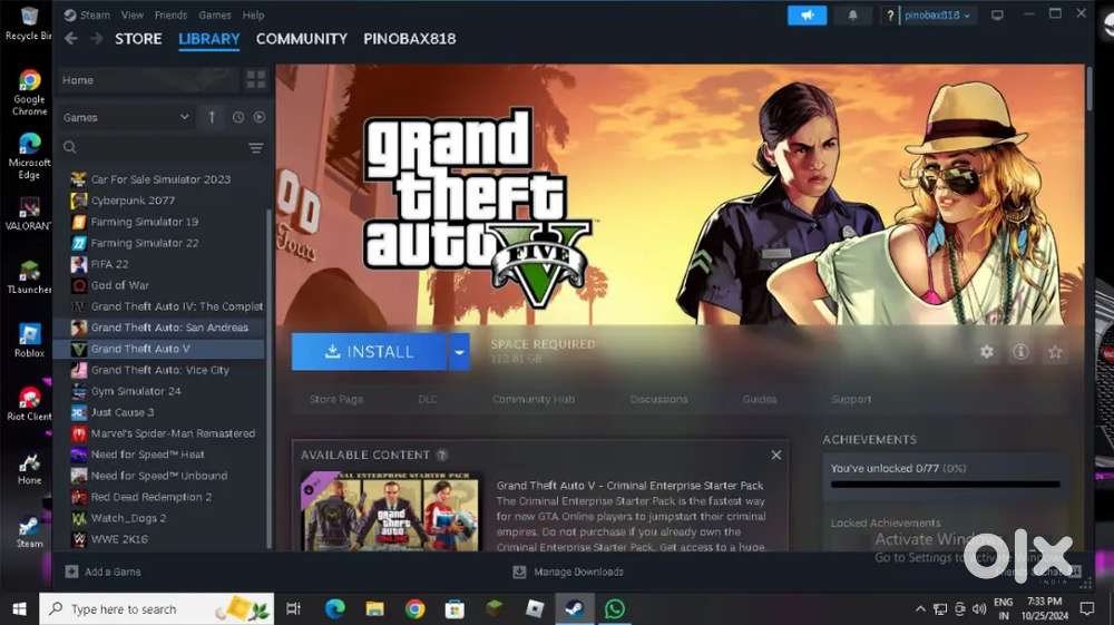 GTA 5 PREMIUM EDITION ONLY FOR PC - Games & Entertainment - 1788353935