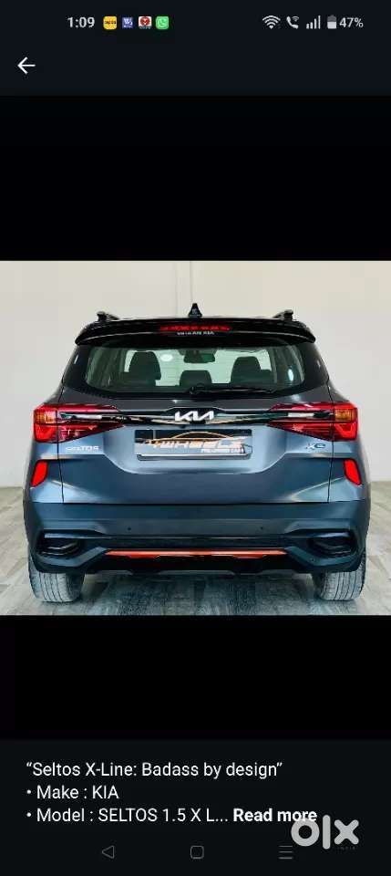 Kia Seltos 1.5 X-line Diesel At, 2022, Diesel