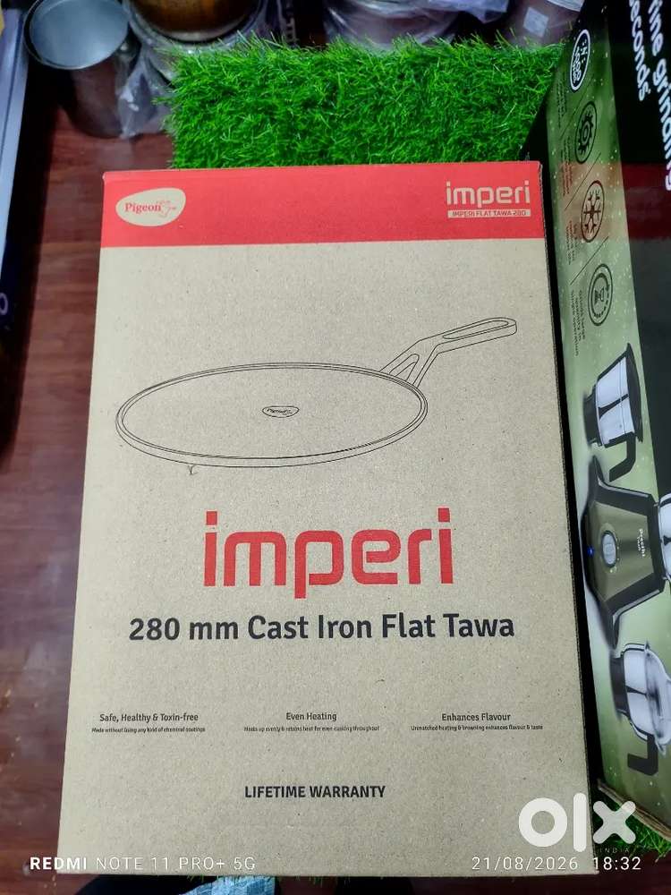 Pigeon cast iron tawa