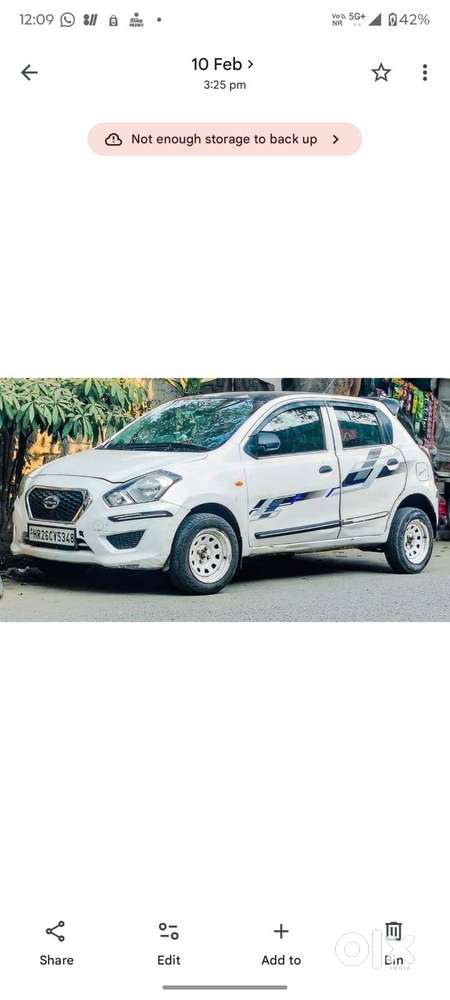 Datsun Go 2016 Cng & Hybrids 100000 Km Driven
