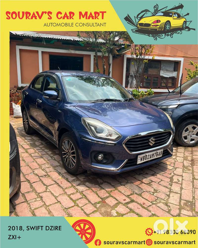 Maruti Suzuki Swift Dzire Zxi + Mt, 2018, Petrol