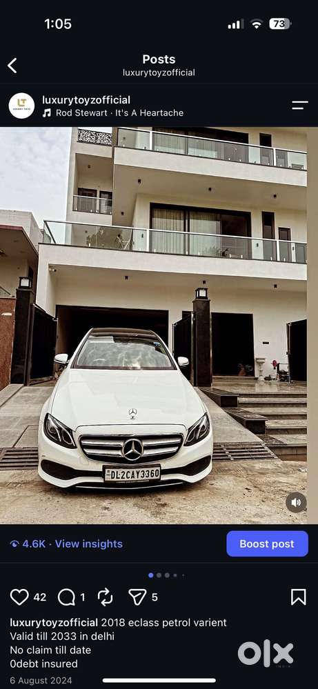 Mercedes-benz E-class Expression E 200, 2018, Petrol