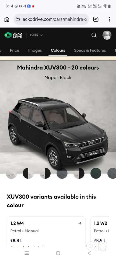 Mahindra Xuv300 W4 2022