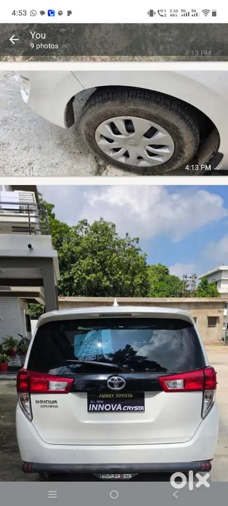 Toyota Innova Crysta 2024 Manual Diesel 62000 Km