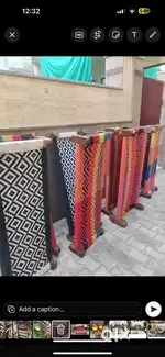 Chair table for cafe HORECA mudha stools rack bakboo cane furniture