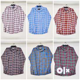 Checks Cotton Mens Flannel Shirts, Full Sleeves, Party Wear at Rs 700 in  Noida