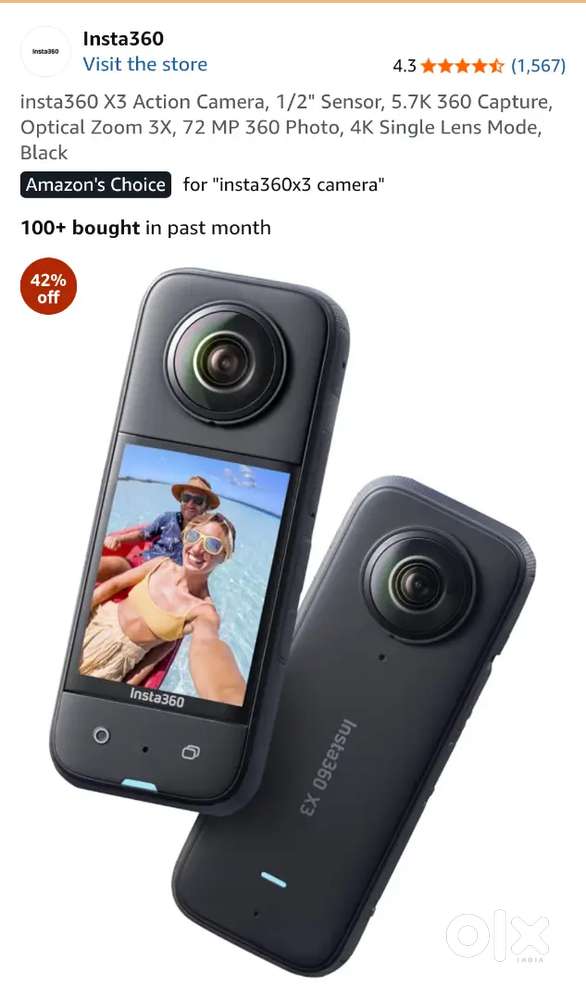 Insta 360 x3 for sale