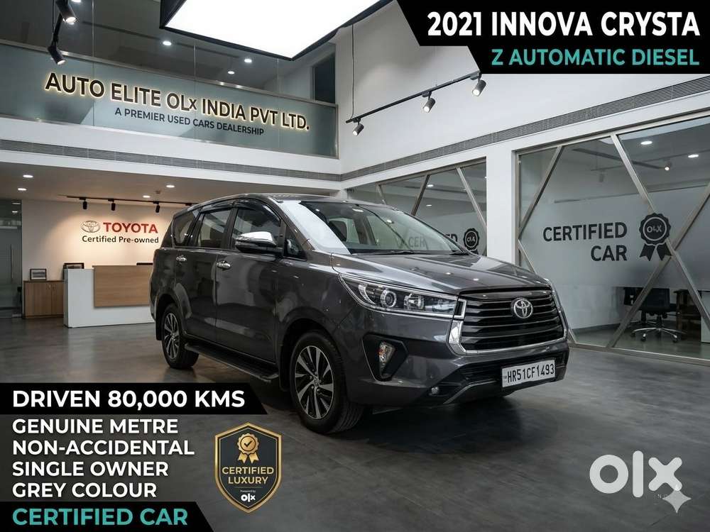 Toyota Innova Crysta [2020-ongoing] 2.4 Zx At 7 Str, 2021, Diesel