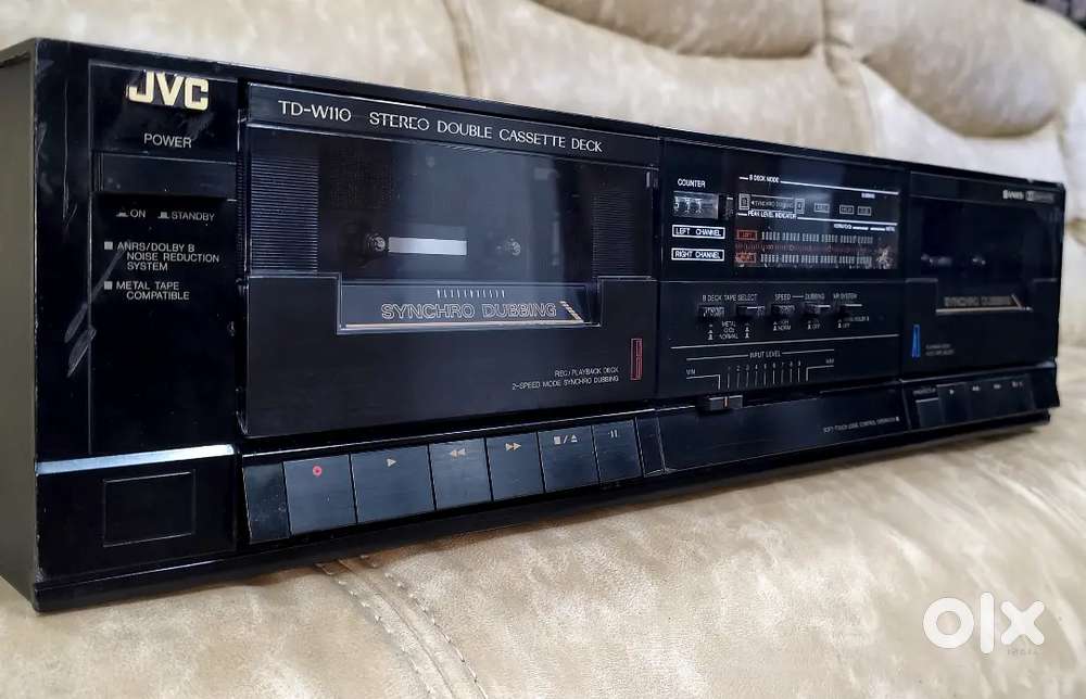 JVC DOUBLE CASSETTE DECK - TVs, Video - Audio in undefined