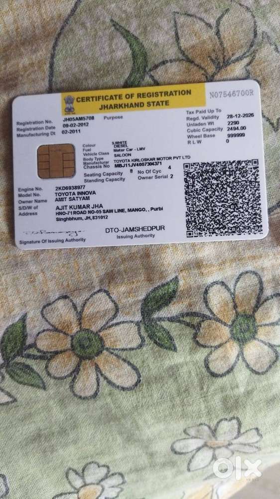 Toyota Innova 2012 Diesel Good Condition