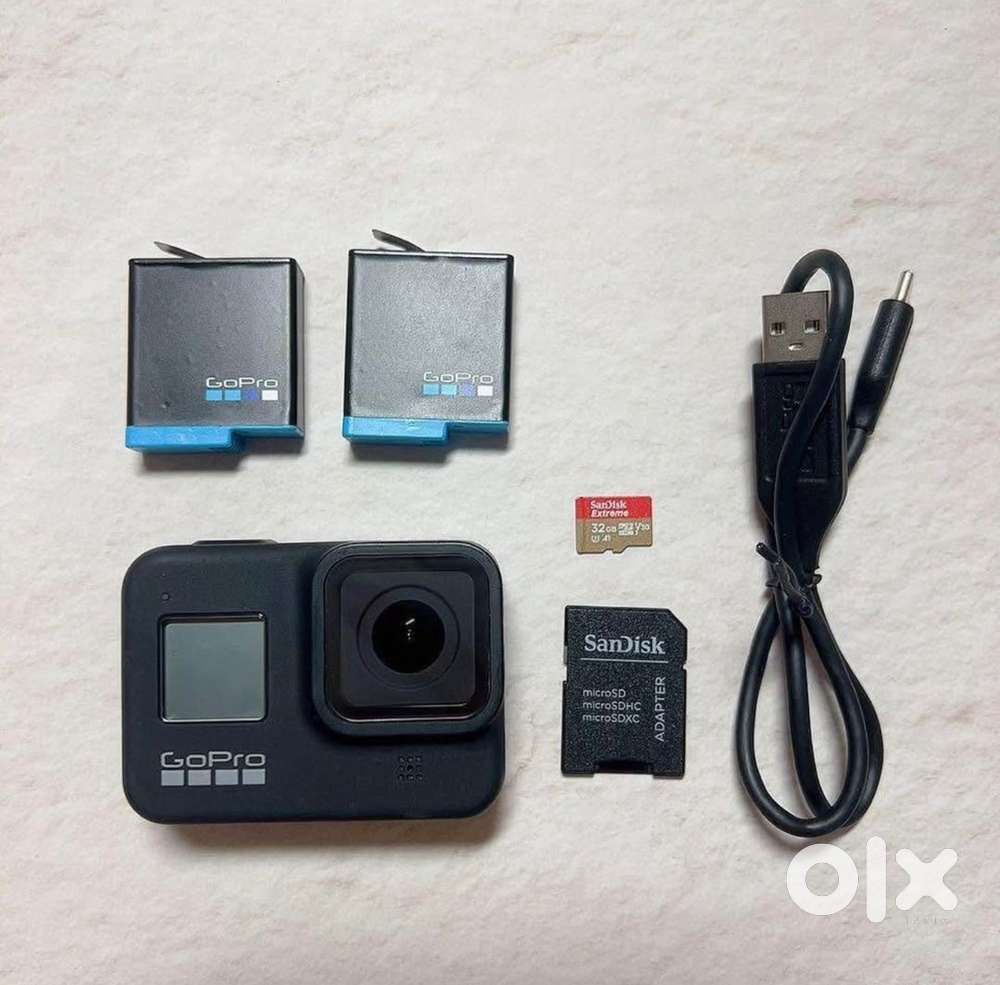 Gopro hero 8 Black+ Extra battery+ Grop - Cameras & Lenses - 1825743532