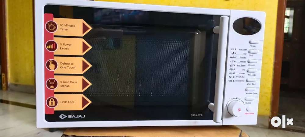 bajaj 2005 etb 20 litre microwave oven