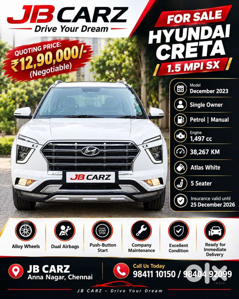Hyundai Creta 1.5 Sx, 2023, Petrol