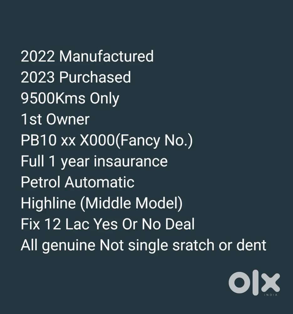 Virtus Highline Automatic Petrol 2022/23 Only 9500kms 1st Owner Pb10