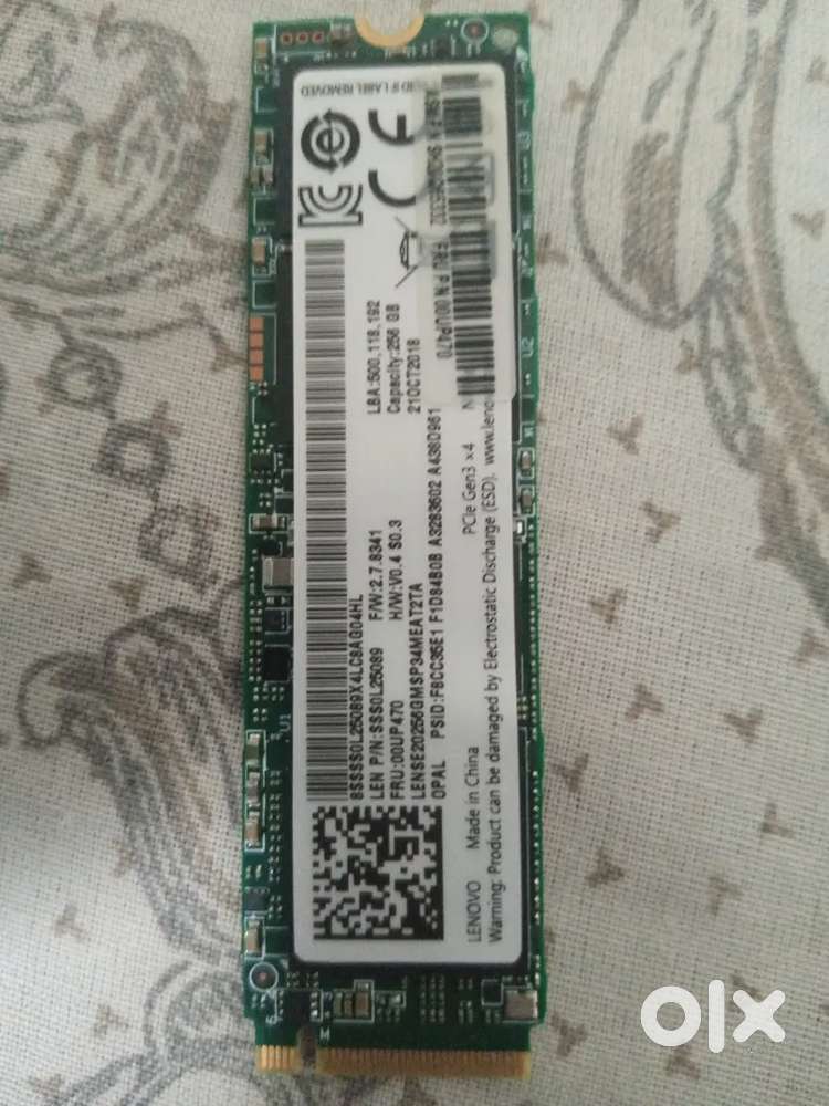 Nvm 256 hard disk