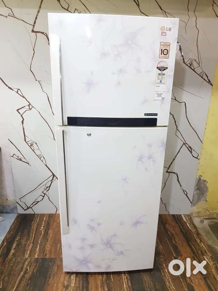 Lg 420 ltrs flower model double door refrigerator Fridges 1752235315