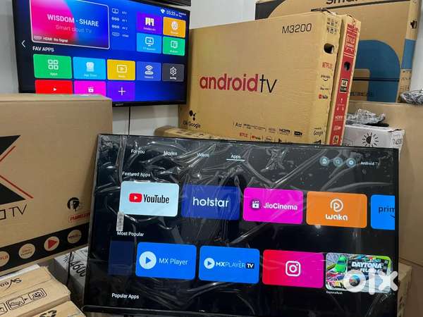 43inch freamlesss ultra slim Google tv 1 year full warranty